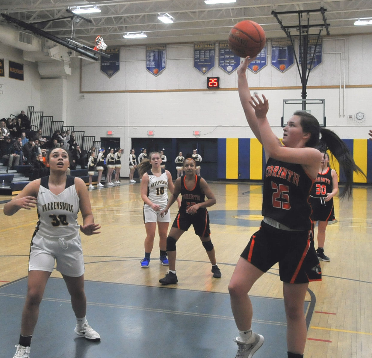 Girls basketball: Corinth at Warrensburg